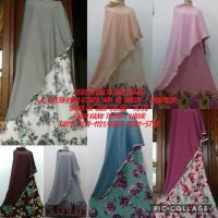 Kulakan Gamis Bergo Crepe Syari Dewasa Murah Surabaya