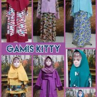 Distributor Gamis Kitty Anak Perempuan Syar'i Murah Surabaya