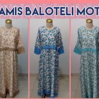 Grosir Gamis Balotelli Motif Dewasa Murah Surabaya
