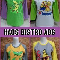 Produsen Kaos Distro ABG Karakter Murah Surabaya