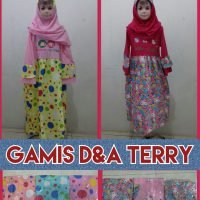 Konveksi GAMIS DNA TERRY Anak Perempuan Murah
