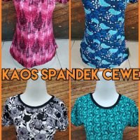 Grosir Kaos Spandek Wanita Murah 10ribuan