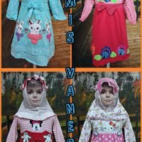Grosir Gamis Vanessa Anak Murah 60ribuan