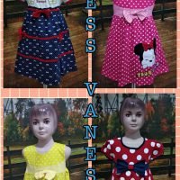 Pusat kulakan Dress Vanessa Anak Murah 40ribuan