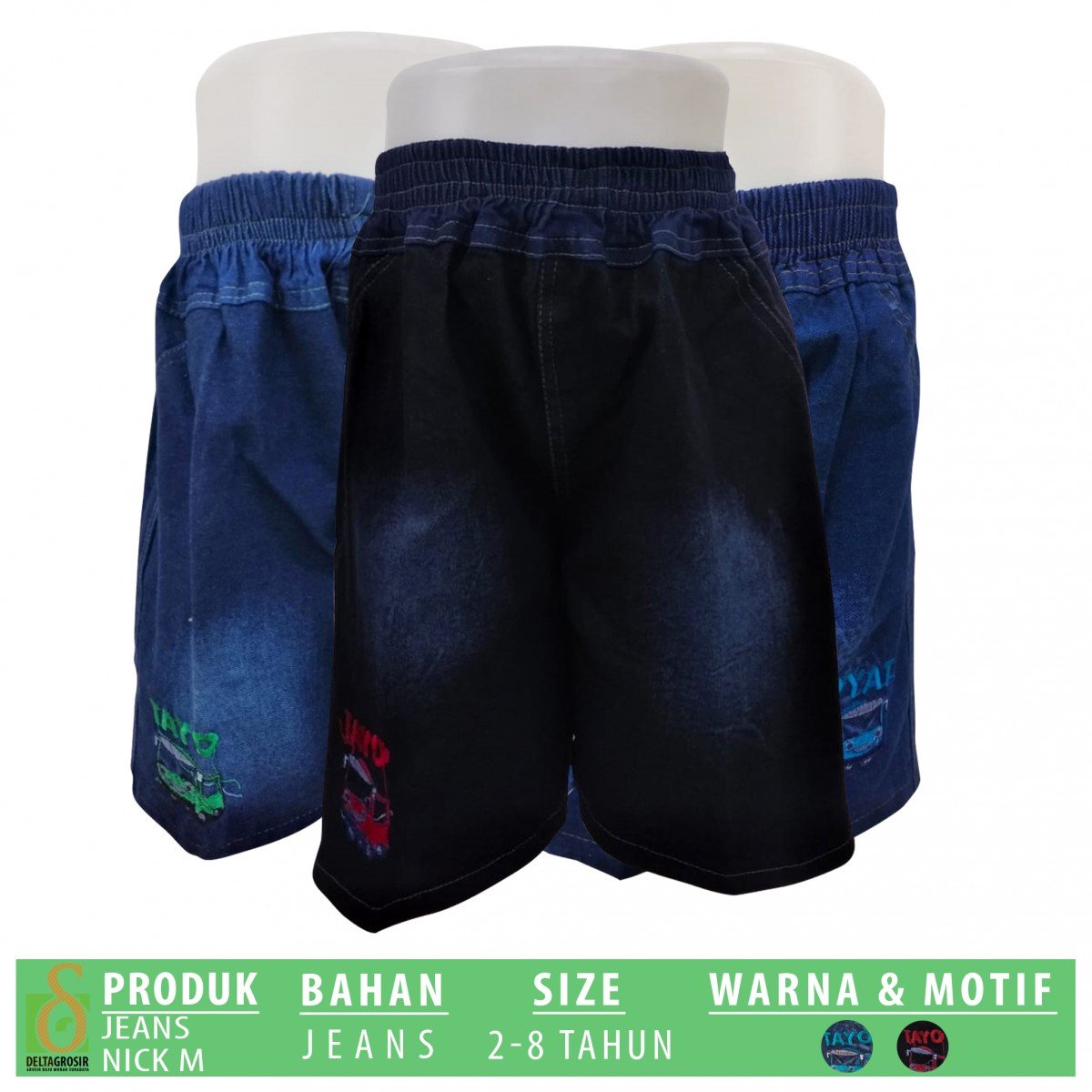 Grosir Jeans Nick Anak Murah di Surabaya