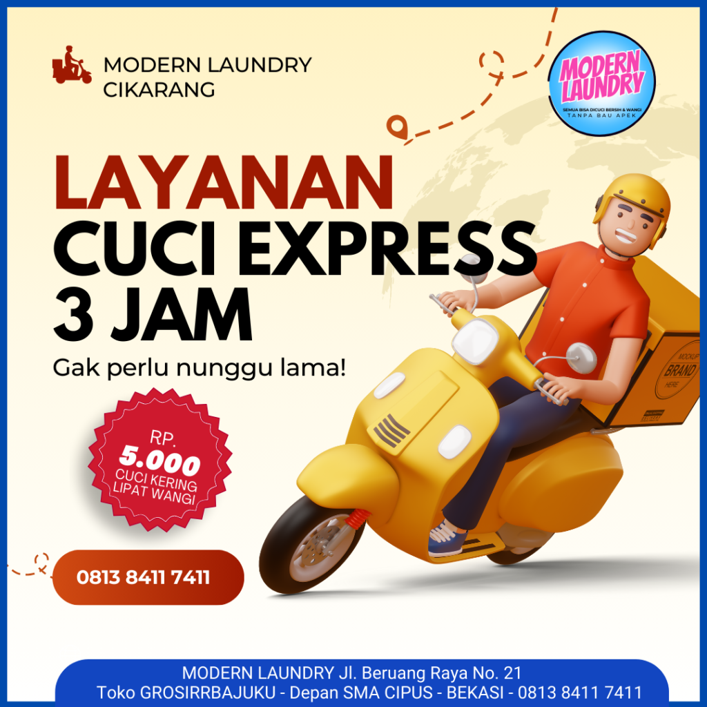 laundry express cikarang baru jababeka meikarta apartement hotel (2)